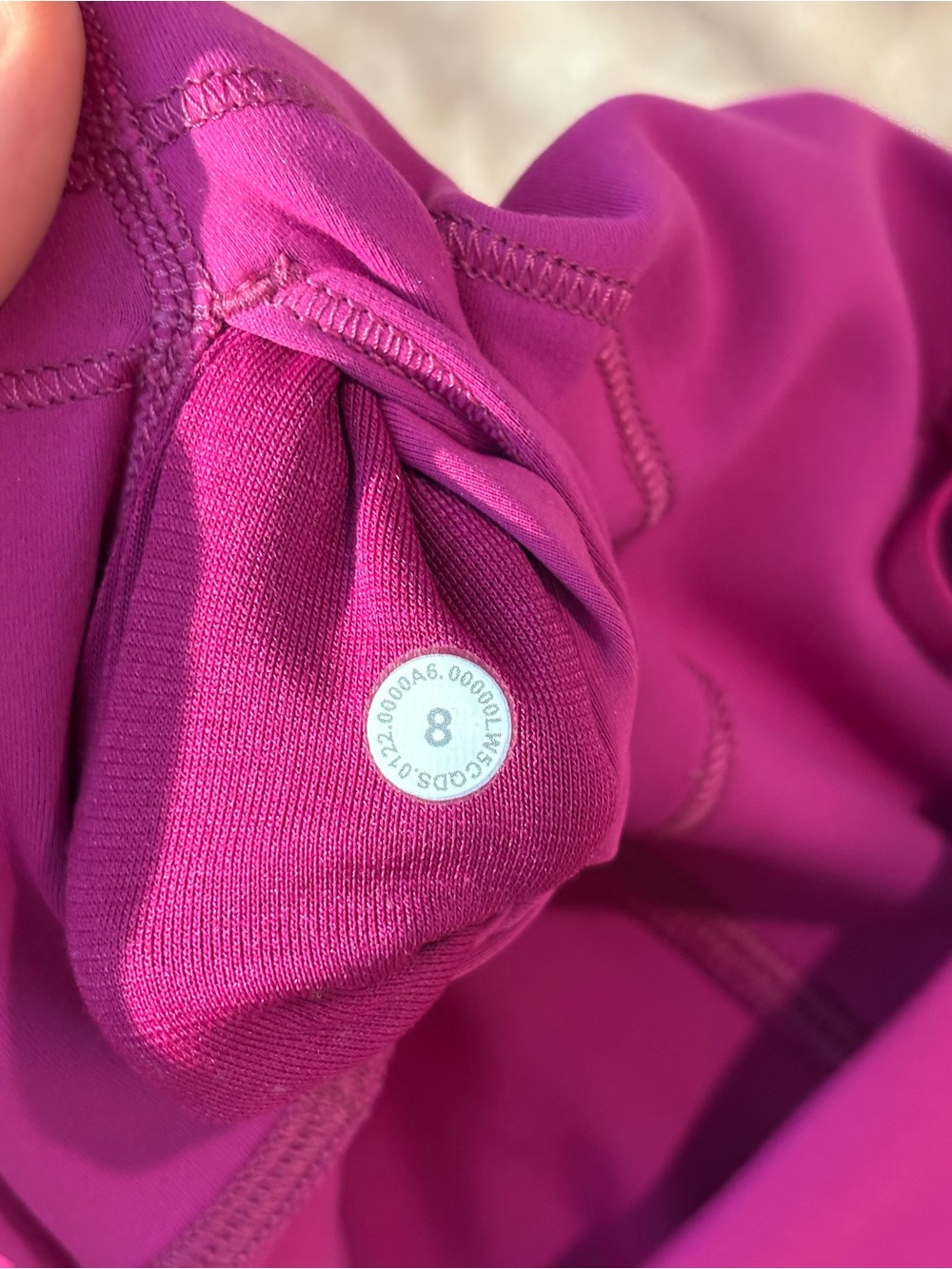 Lululemon Wunder Train High-Rise Pant 25” Ripened Raspberry Size 8 - Picture 3 of 3